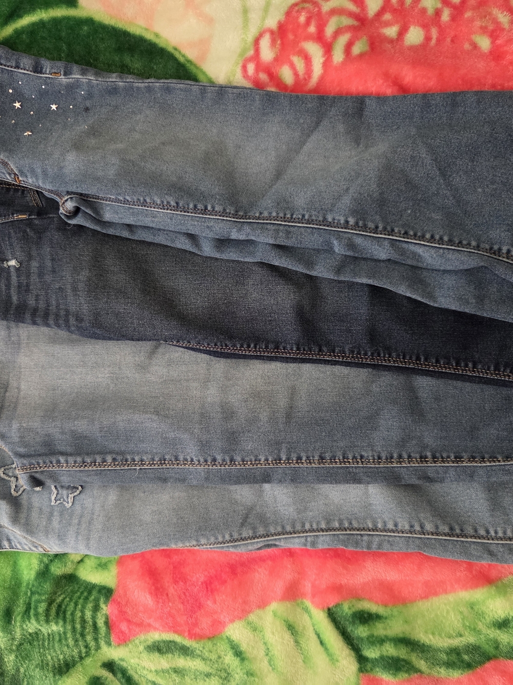 wonder nation Light to Dark Wash Girls Denim Jeans
